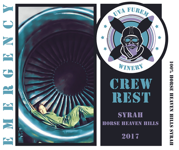Product Image for 2017 "Emergency Crew-Rest" Syrah